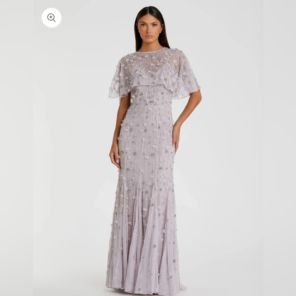 Elegant Lavender Evening Gown